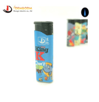 Briquet à gaz rechargeable coupe-vent/à flamme jet Dongyi 2025 OEM en gros pour cigares, avec logo personnalisé, pour cigarettes