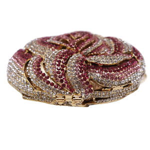 Tas Malam Mewah Model Bintang Laut Berhias Kristal dan Berlian Imitasi dengan Bingkai Logam untuk Wanita - Promo Terbatas - Product Image 4