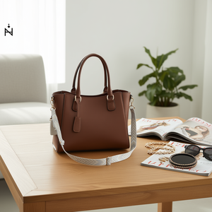 Sangle en toile de 4 cm avec flèche en gris clair pour sac - Product Image 3