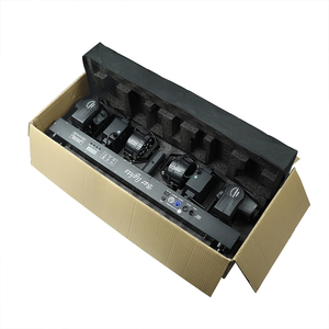 <span class=keywords><strong>Barre</strong></span> <span class=keywords><strong>de</strong></span> lumière portable LED Par Laser ILS FX Butterfly Strobe Wash avec DMX, support et sac <span class=keywords><strong>de</strong></span> transport pour DJ, soirées et événements disco - Product Image 4