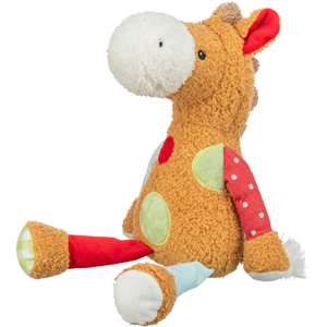 Peluche cheval patchwork 40 cm pour animaux de compagnie, jouet en peluche doux - Product Image 1