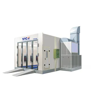 Vico spray painting booth VPB-E800 from factory outlet with electrical infrared baking type