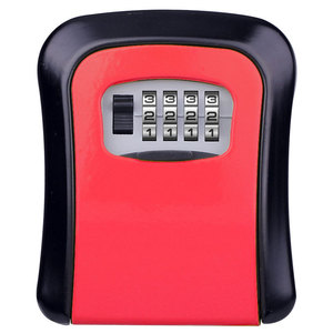 Boîte à clés antivol portable au meilleur prix, avec combinaison à 4 chiffres, pour outils, utilisation intérieure/extérieure, design moderne, montage mural - Product Image 4