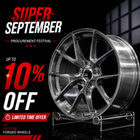 Rines Forjados de Aleación VS-5RS en Gris Pulido de 17, 18, 19, 20 y 21 Pulgadas, 5x120, 5x114.3, 5x112 para BMW F30, Alfa Romeo, Tesla, Subaru