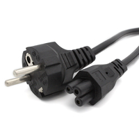Câble d'alimentation pour ordinateur conforme aux normes européennes, prise européenne, câble d'alimentation CA pour moniteur PC, imprimante, 1,5 m, 1,8 m, 2 m