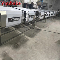 Four à pizza électrique en acier inoxydable Youstar, machine de cuisson professionnelle, 220V/380V, garantie 1 an, vente chaude usine