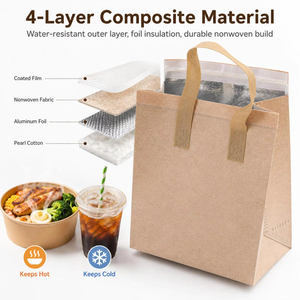 Bolsa Térmica Aislante <span class=keywords><strong>de</strong></span> Papel <span class=keywords><strong>de</strong></span> Aluminio No Tejido, Personalizada, Impresa, <span class=keywords><strong>de</strong></span> Grado Alimenticio, Venta al Por Mayor <span class=keywords><strong>de</strong></span> Fábrica OEM ODM - Product Image 6