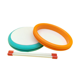 Wholesale Orff Kids' Hand <b>Drum</b> Eco-friendly Plastic Ocean <b>Drum</b> Percussion Instrument <b>Drum</b> Stick for Kindergarten - Product Image 1