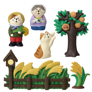 Japanese ZAKKA Cat Themed Resin Craft Ornaments Handmade Animal Shape Home Decoration Gift Set - Product Image 5