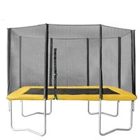 Venta Directa de Fábrica de Trampolines Rectangulares Plegables para Niños y Adultos, Materiales de PP y PVC para Saltar al Aire Libre