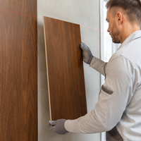 Panneau mural ignifuge résistant à la chaleur pour revêtement mural intérieur et extérieur pour maison, bureau et commerce