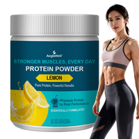 Protéine de lactosérum en poudre à formule scientifique, saveur citron, marque privée OEM, facile à dissoudre, complément protéiné pour la récupération sportive