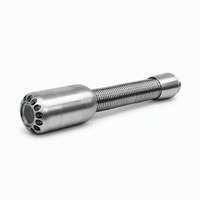 Sistema de Inspección de Tuberías con Cámara de Drenaje, Grabador DVR HD IPS de 8 Pulgadas, Cable de Fibra de Vidrio Autonivelante de 23 mm y 50 m, Cámara para Alcantarillado