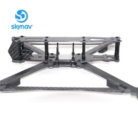 Cadre en fibre de carbone de 10 pouces, directement de l'usine, longue portée, pliable, avec porte-bagages, prix abordable, modèle V2 DIY pour usage agricole
