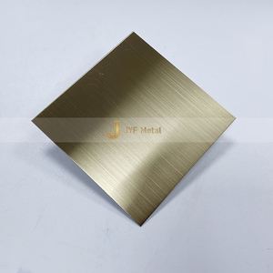 Placa de Acero Inoxidable Dorado Grado 304J1/201/316L, Acabado Cepillado N.° 4, Lámina Decorativa con Servicios de Soldadura, Doblado y Corte - Product Image 6
