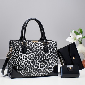 Women's Luxury Small Leopard Print Crossbody Bag Set Chains Single Strap Polyester Zipper Large Capacity High-End New Model - Product Image 3
