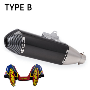 Longueur 480 mm, entrée 51 mm, silencieux d'échappement pour <span class=keywords><strong>moto</strong></span> FMF 4T, tuyau d'échappement universel avec DB Killer, échappements pour <span class=keywords><strong>moto</strong></span> - Product Image 4
