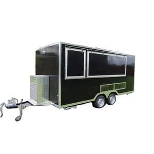 <span class=keywords><strong>Remorque</strong></span> de restauration rapide en acier inoxydable pour camion de crème glacée et cuisine de rue Acheter un nouveau chariot de cuisine mobile à des prix réduits - Product Image 3