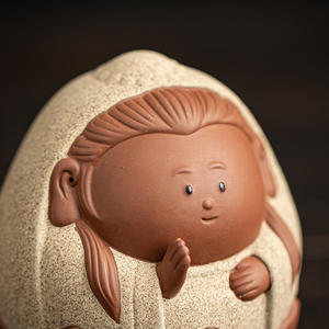 ของตกแต่งโต๊ะน้ำชาดินเผาสี<span class=keywords><strong>ม</strong></span>่วงแบบให<span class=keywords><strong>ม</strong></span>่สำหรับเลี้ยงเลี้ยงเลี้ยงชาทาตากาตะและ<span class=keywords><strong>กวน</strong></span><span class=keywords><strong>อิ</strong></span><span class=keywords><strong>ม</strong></span>ชาได้อย่างสร้างสรรค์ - Product Image 4