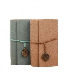 Wholesale A6 Custom <b>Mini</b> Hardcover <b>Notebook</b> Planner Pocket Business Journal with Leather Cover Students Gift - Product Image 1