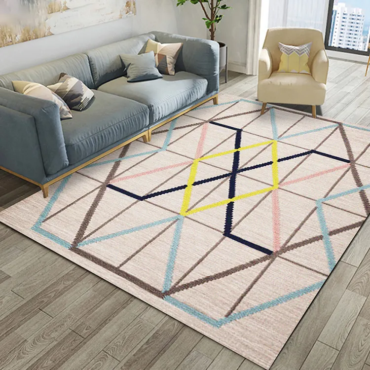 כפול צבע אקארד 3d רצפת מסחרי מסעדה שטיח גדול רך גדול אזור שטיח לסלון