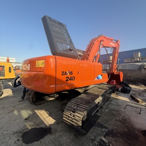 Excavadora de cadenas Hitachi Zaxis240, serie ZX240, configuración estándar, máquina excavadora con gran potencia - Product Image 6
