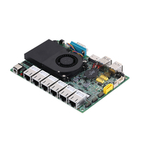Qotom 6 Intel I211AT Gigabit LAN X86 Itx Mini PC industrial Placa base Firewall Board Fanless