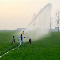 Pistolet de pluie agricole en métal à usage intensif Titans avec buses secondaires pivotantes et pulvérisation longue portée de 50m Fabricant OEM