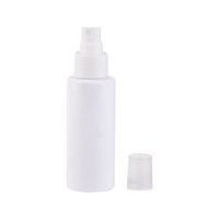 Petit flacon pulvérisateur de liquide cosmétique vide en plastique personnalisé de 250ml avec bouchon à vis et pompe pour impression de logo d'emballage