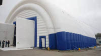 Couverture de pavillon mobile de structure temporaire de hangar d'avion gonflable étanche à l'air de haute qualité en PVC