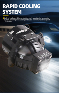 SANVI LK84 Faro LED de Alta Potencia de 3 Pulgadas y 60W, Lente Bifocal de 6000K, 12V, Nuevo Proyector de 13000 Lúmenes, Universal para Turismo, Polo A4 - Product Image 6