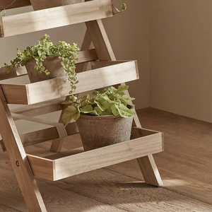 <span class=keywords><strong>Support</strong></span> à fleurs multicouche en bois massif <span class=keywords><strong>Balcon</strong></span> extérieur pliable <span class=keywords><strong>Support</strong></span> de jardin Succulentes <span class=keywords><strong>Support</strong></span> de <span class=keywords><strong>pot</strong></span> de fleur à plusieurs niveaux - Product Image 4