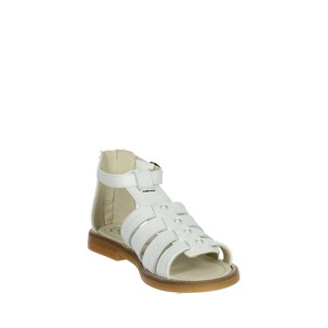 Gull1752 sandali bassi bianchi per le signore scarpe di gelatina piatte leggere con Logo ricamato e caratteristiche di tendenza della moda - Product Image 5