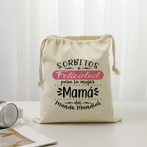 Sac à bandoulière en toile imprimé « I Have A Best Mom In The World » <span class=keywords><strong>pour</strong></span> femme, sac de voyage réutilisable <span class=keywords><strong>pour</strong></span> <span class=keywords><strong>la</strong></span> courses, <span class=keywords><strong>pour</strong></span> les mamans - Product Image 4