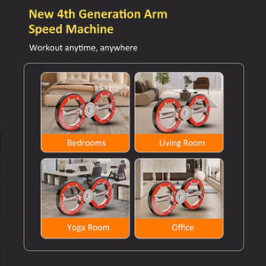 Macchina per Allenamento della Forza del Braccio, Attrezzo Sportivo Multifunzionale con Resistenza Regolabile per Uomini e Donne, Volano per Fitness, Boxe e Allenamento della Velocità - Product Image 5
