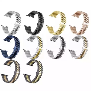 Per cinturino in <span class=keywords><strong>acciaio</strong></span> inossidabile <span class=keywords><strong>Apple</strong></span> <span class=keywords><strong>Watch</strong></span> 42mm 44mm 38mm 40mm cinturino da polso in metallo per cinturino iWatch 5/4/3/2/1/tre Link - Product Image 2