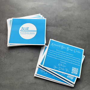 Custom Glossy Lamination Thank You <b>Cards</b> - Full Color Printed Business Postcards Corrugated <b>Card</b> - Product Image 6