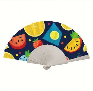 Custom Traditional Wooden Folding Fans Eco-Friendly Carved Flower Angel Portable Souvenir Painting Model Decoration Promotions - Product Image 4