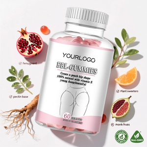 תוסף תזונה צמחי ויטמינים לנשים בוגרות לשיפור הישבן והירכיים Bbl Gummies - Product Image 2