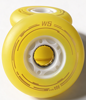Roues de patins à roulettes LED clignotantes en PU 85A colorées à rebond élevé, résistantes à l'usure, pour freestyle et slalom, vente directe usine