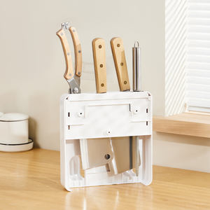 キッチン取り付けハンギングラック収納オーガナイザーセット壁棚ポット蓋ホルダーフック付き食器棚ホルダーカスタマイズロゴ - Product Image 5