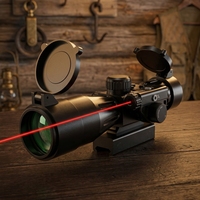 Lunette de visée OEM mise à jour 2.5-10x40IR avec illumination rouge et combo laser rouge