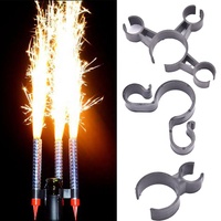 Einzelne Champagnerflaschen-Geburtstagskerze, Wunderkerze, Feuerwerk, Sicherheits-Eisfontäne, Kunststoff-Clip-Halter für Nachtclub, Kuchen, Party, Hochzeit