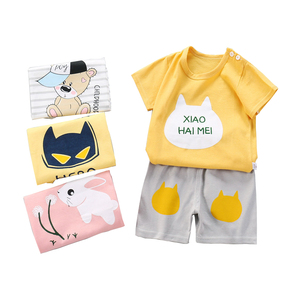Conjuntos de ropa para bebés recién nacidos EVERYSTEP, ropa de verano para bebés varones, traje de manga corta, ropa para bebés niñas - Product Image 1