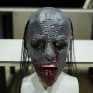 Maschera completa in lattice Zombie per adulti dettagliata Costume Horror - Product Image 6