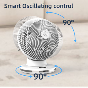 Luft zirkulation Oszillierende 12-Gang-4-Wind-Fernbedienung LED-Display Touch-Steuerung 8-Zoll-<span class=keywords><strong>5</strong></span>-Zoll-Haushalts-Schlafzimmerventilator - Product Image 4