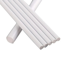 Barre de 6-50mm de diamètre Barre blanche en poly tétra fluoro éthylène tige en plastique PTFE bricolage non toxique respectueuse de l'environnement