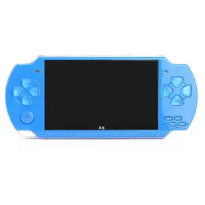 4.3 Inci HD Layar Dual Joystick Gamepad 8GB Handheld Retro Permainan Video Player Konsol Ini TV Video mesin Permainan