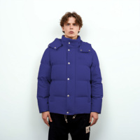 Veste d'hiver chaude et tendance pour homme, modèle matelassé en duvet de designer, personnalisable, doux, imperméable, grande taille, pour l'extérieur