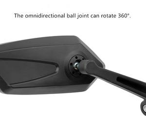 Miroir rétroviseur de vélo en alliage d'aluminium à rotation 360°, miroir de sécurité durable et réfléchissant pour vélo de montagne, miroir de recul plat pour la conduite en extérieur - Product Image 5